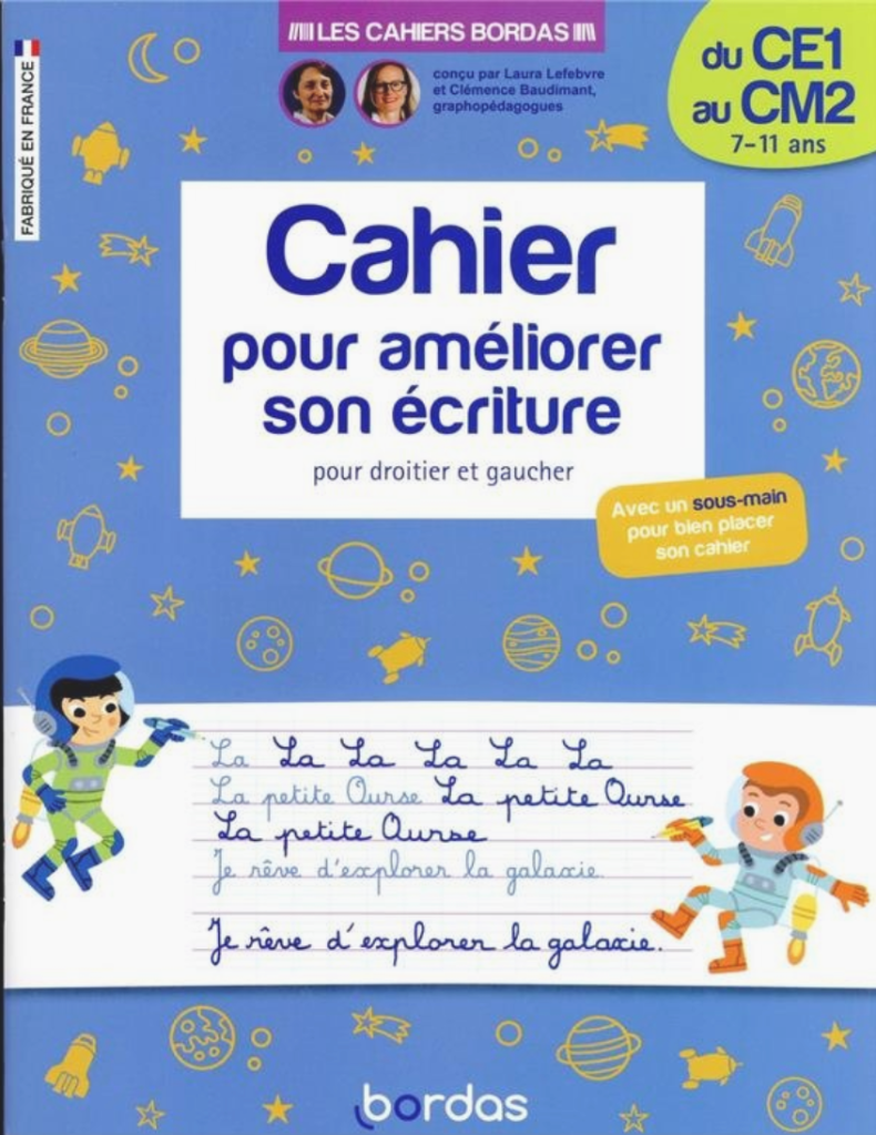 CAHIER D'ECRITURE - ECRIRE POUR MIEUX APPRENDRE A LIRE